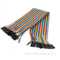 20CM Male Female 40P Color Cable Breadboard Line